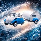 BMW Isetta + caravan - 1:87 - Schuco