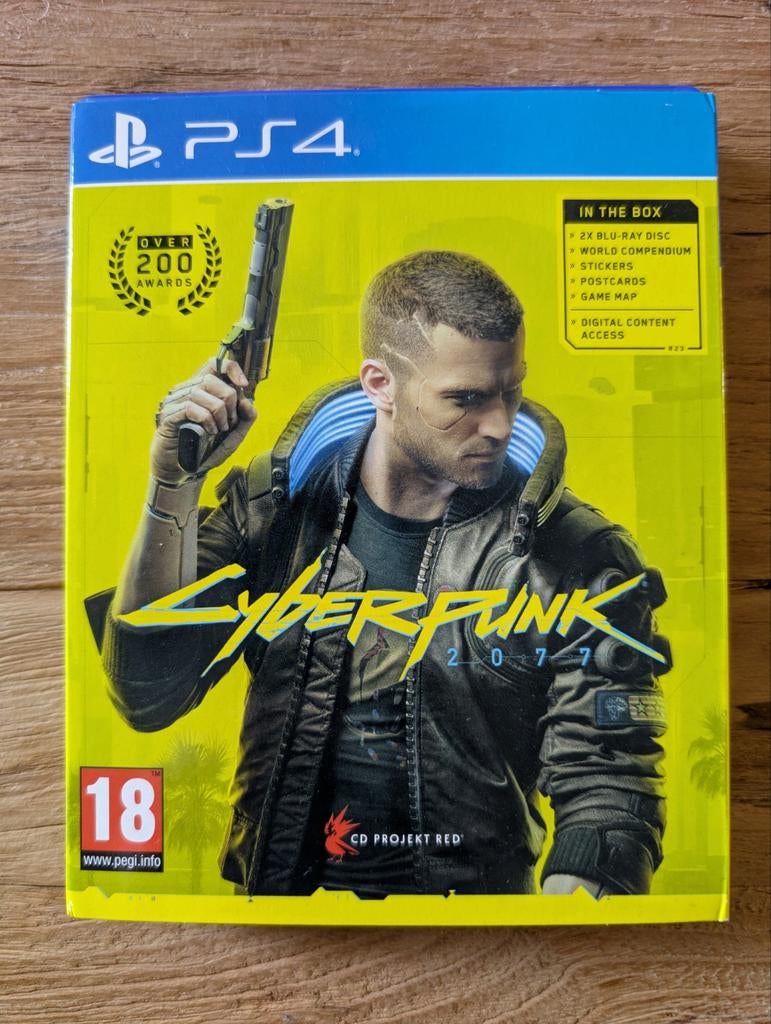 Cyberpunk 2077 Special Edition PS4/PS5 - Inclusief extra's, Spelcomputers en Games, Vanaf 18 jaar, 1 speler, Ophalen of Verzenden