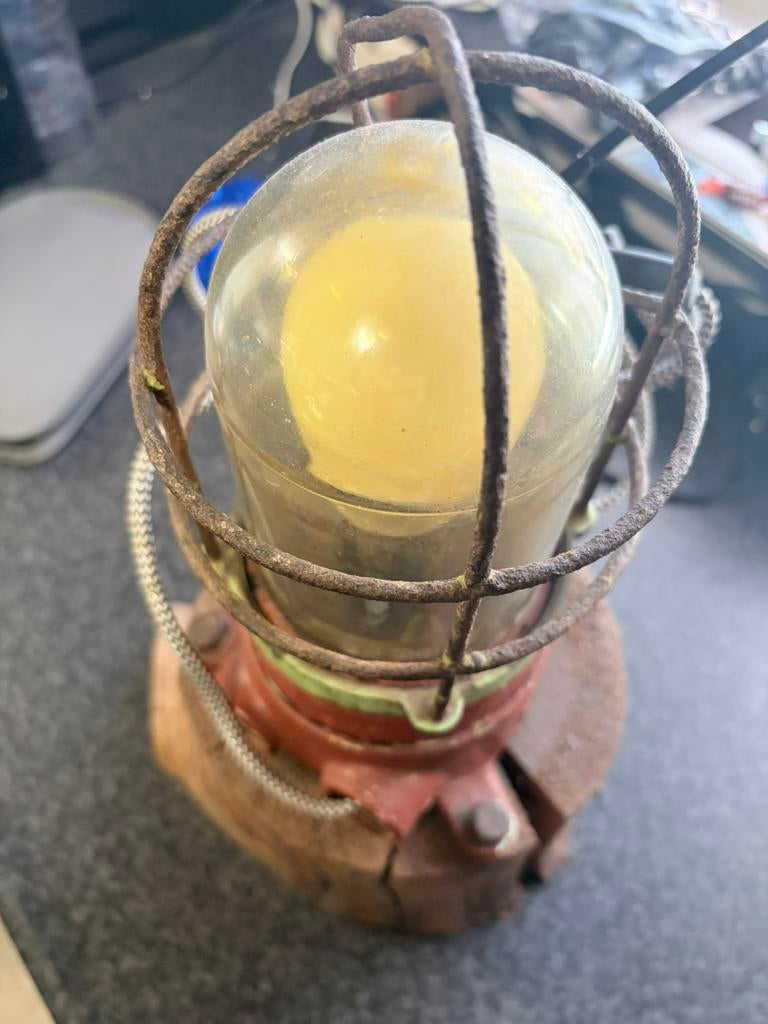 industriële stallamp, Antiek en Kunst, Ophalen of Verzenden