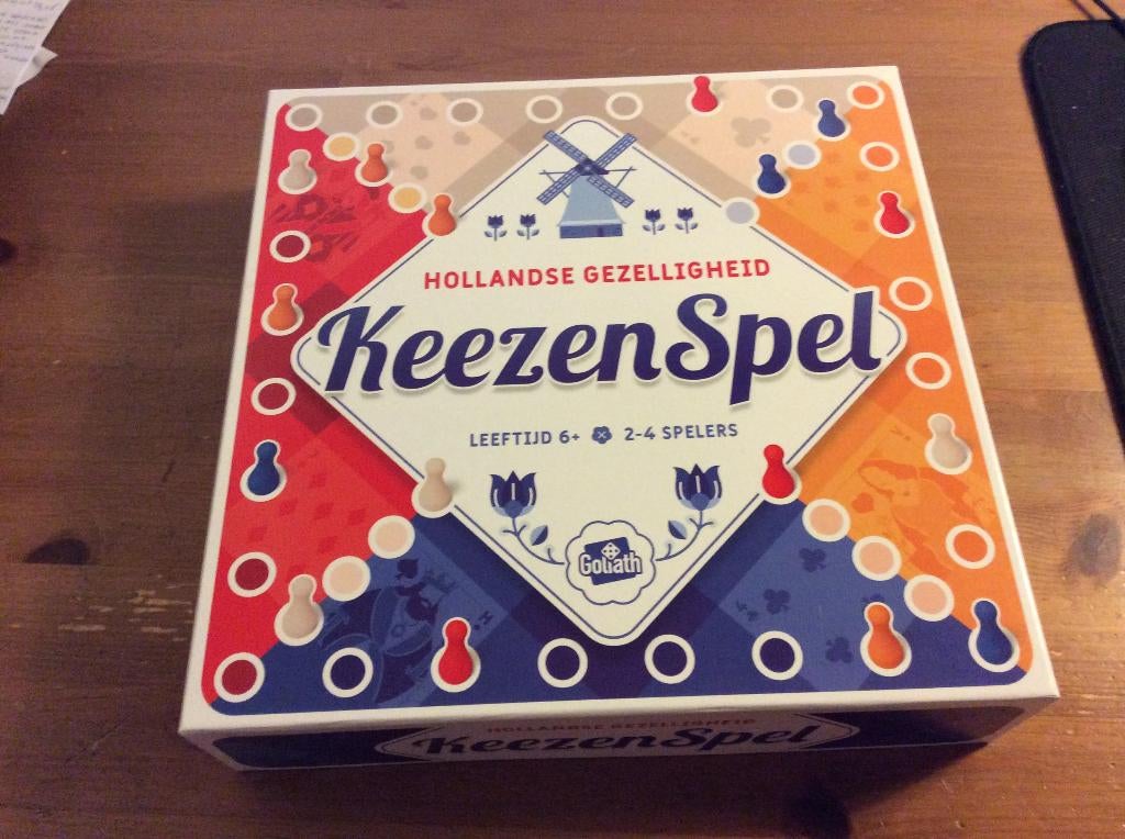 Keezenspel, Bordspel van Goliath. 2-4 spelers. Nieuw, Hobby en Vrije tijd, Gezelschapsspellen | Bordspellen, Een of twee spelers