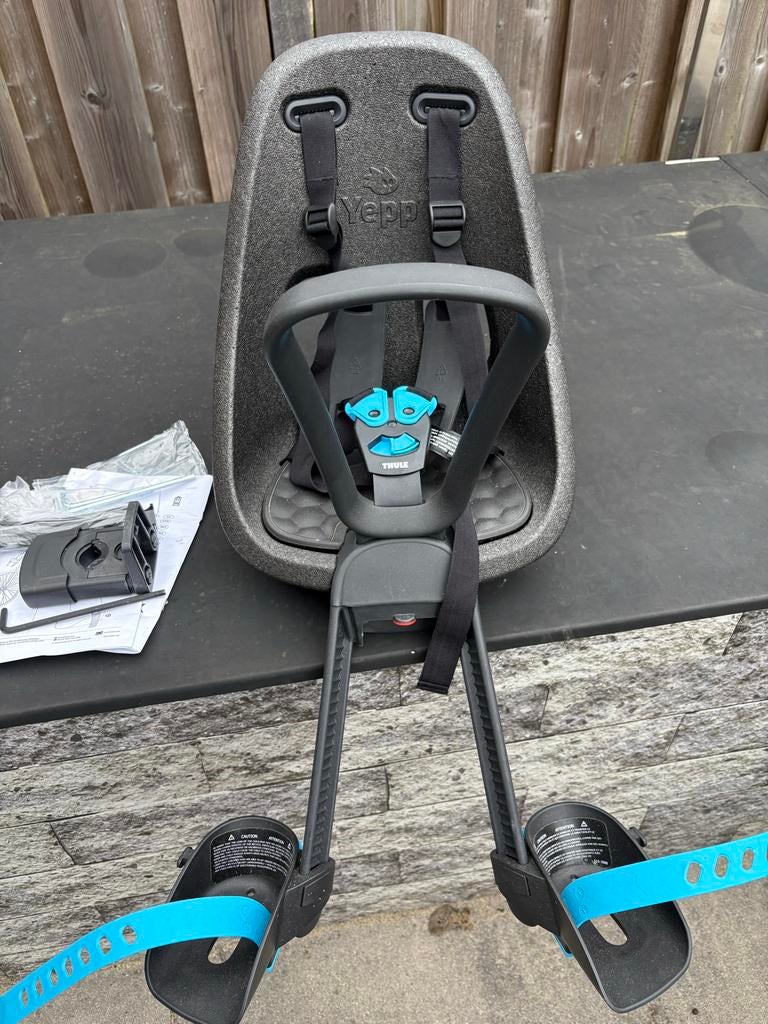 Thule Yepp Nexxt Mini Fietsstoeltje - Voorzitje, Voetsteuntjes, 0 t/m 18 kg, Voorzitje, Ophalen of Verzenden