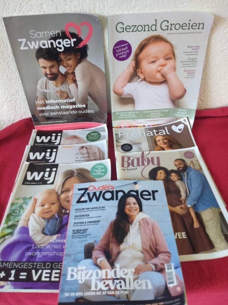 zwangerschap tijdschriften: wij, ouders van nu, prenatal,etc, Ophalen of Verzenden, Zo goed als nieuw, Zwangerschap en Bevalling