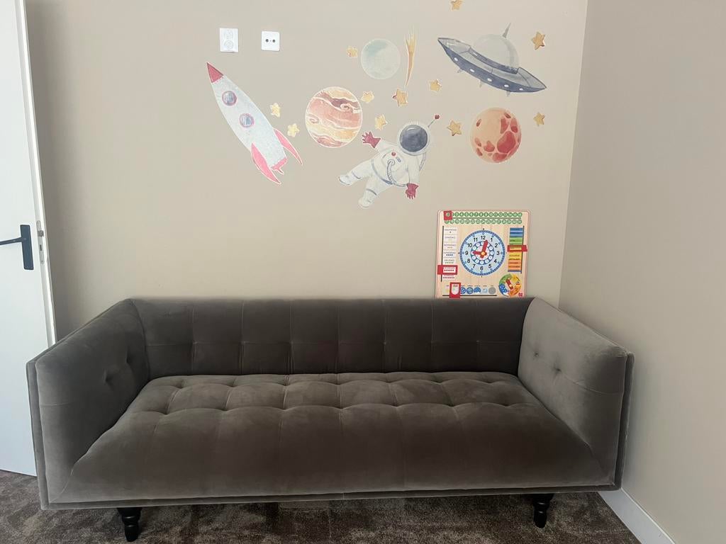 Mooie bank, Huis en Inrichting, Banken | Bankstellen, Ophalen of Verzenden, Zo goed als nieuw, Minder dan 150 cm