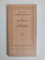 Ode aan de typografie - Pablo Neruda, Boeken, Ophalen of Verzenden, Zo goed als nieuw, Pablo Neruda, Eén auteur