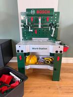 Bosch kinder werkbank / Bosch Work-Station met gereedschap, Ophalen, Zo goed als nieuw