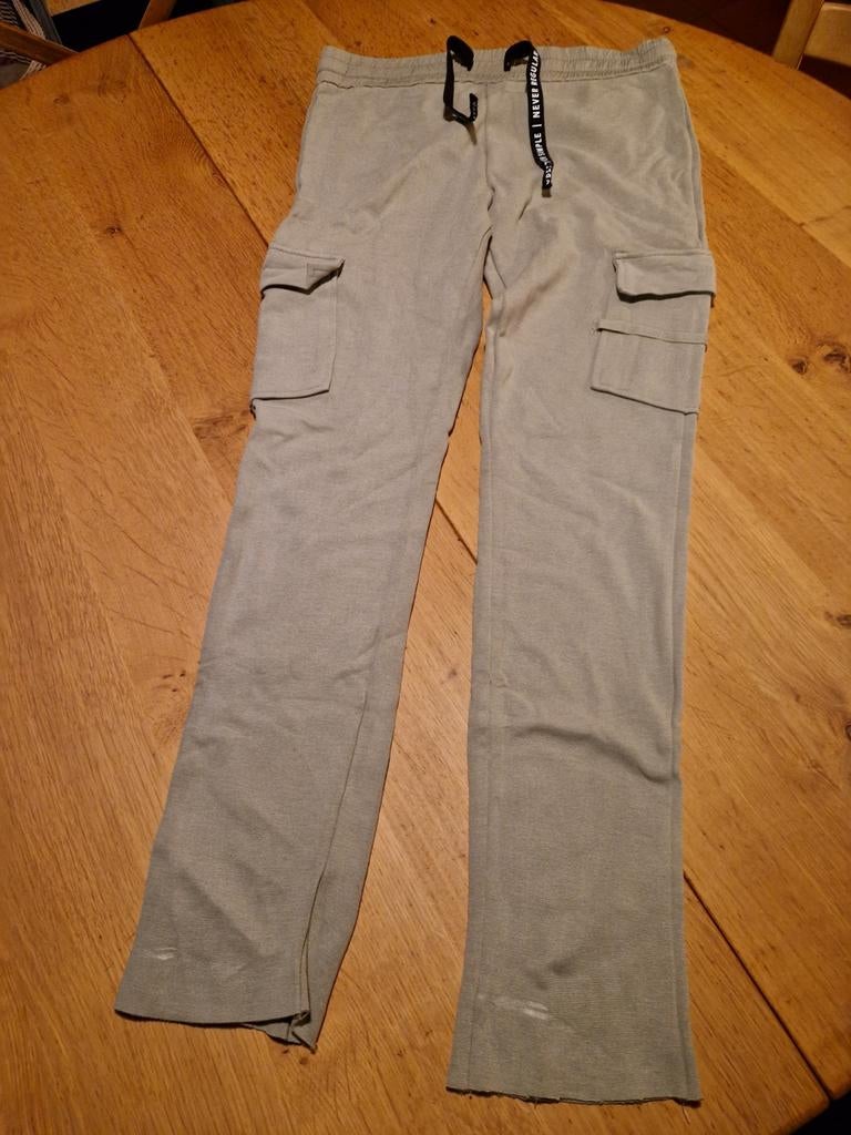 10DAYS CARGO BEIGE BROEK MAAT L, Maat 38/40 (M), Beige, Ophalen of Verzenden, Zo goed als nieuw