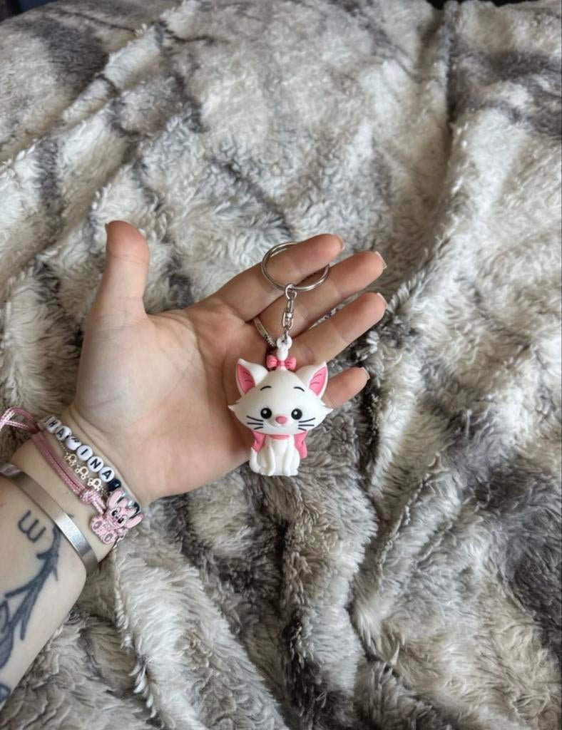 Disney Marie Sleutelhanger - Aristokatten, Verzamelen, Disney, Ophalen of Verzenden, Overige figuren, Zo goed als nieuw, Beeldje of Figuurtje