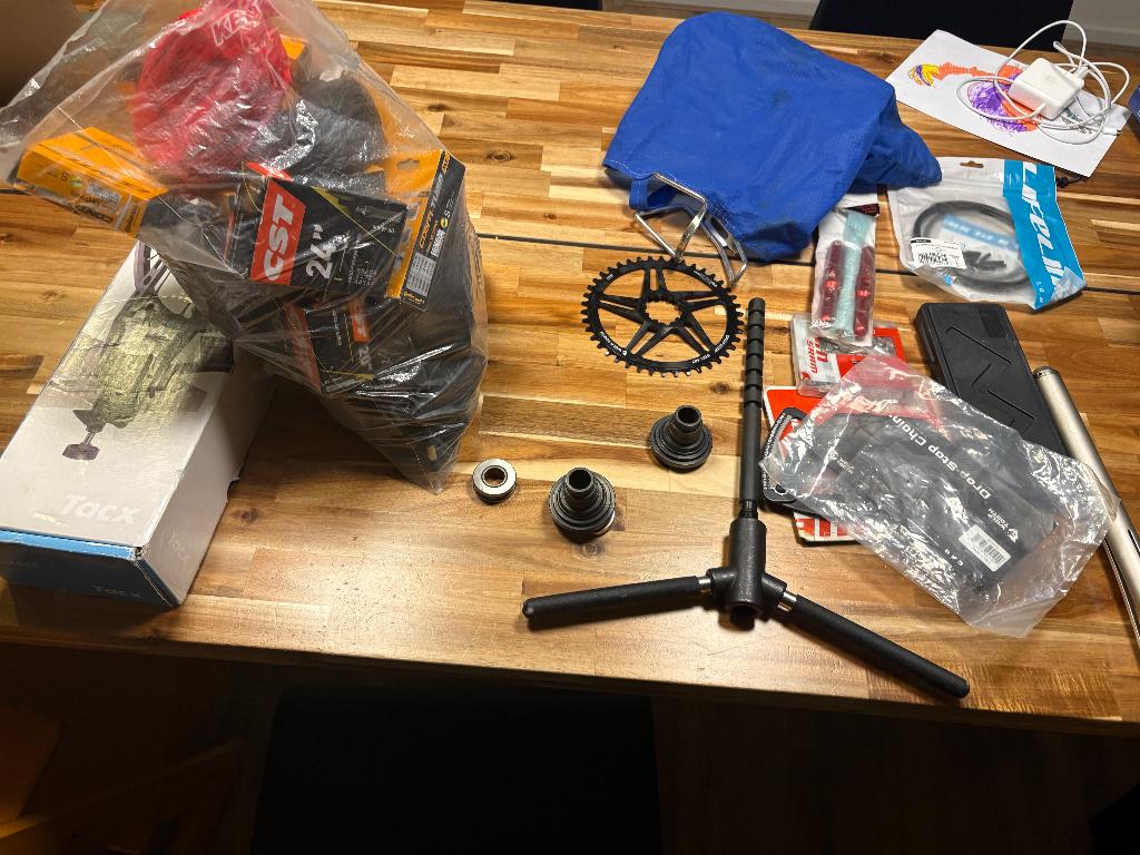 Techinal bike equipement, Ophalen