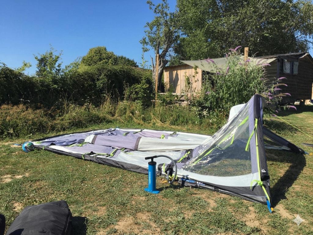 Kampa Harling 4 Air TC, Ophalen of Verzenden, Gebruikt, Tot en met 4