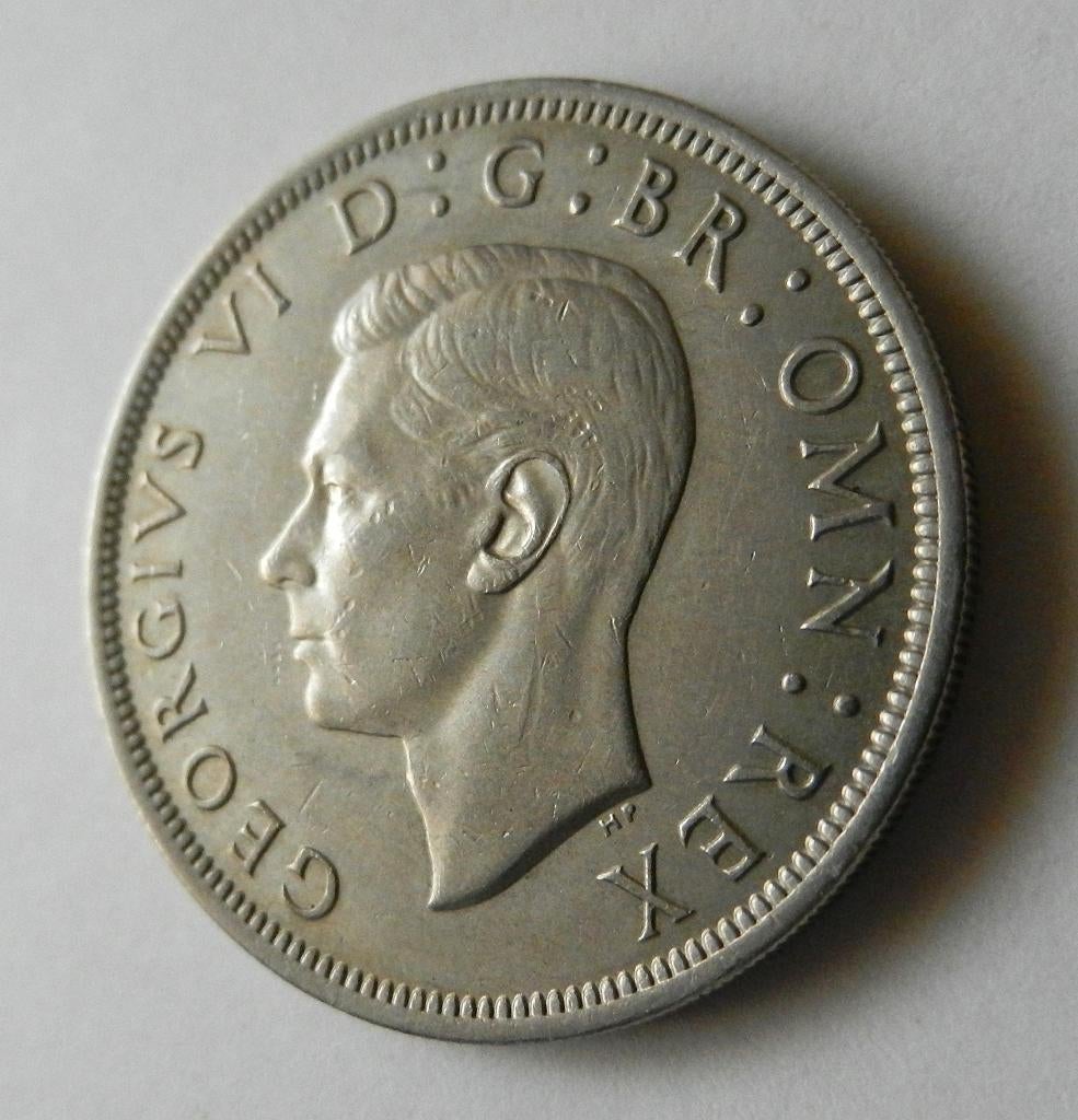 Engeland 1/2 Crown 1949, Verzenden, Overige landen, Losse munt