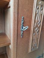 Retro boekenkast, Ophalen, 100 tot 150 cm, Eikenhout, Minder dan 100 cm