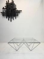 Originele Paolo Piva "Alanda" Salontafel voor B&B Italia, Ophalen, 100 tot 150 cm, Vierkant, 50 tot 100 cm