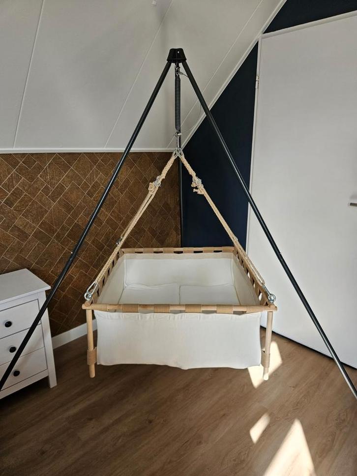 Hussh cradles tweeling wieg, Kinderen en Baby's, Kinderkamer | Bedden, Gebruikt, Minder dan 140 cm, Minder dan 70 cm, Ophalen of Verzenden