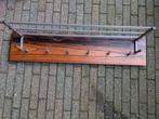 Vintage Kapstok Wandkapstok Hout Metaal Jaren 70, Wandkapstok, Ophalen of Verzenden, Zo goed als nieuw, Minder dan 100 cm
