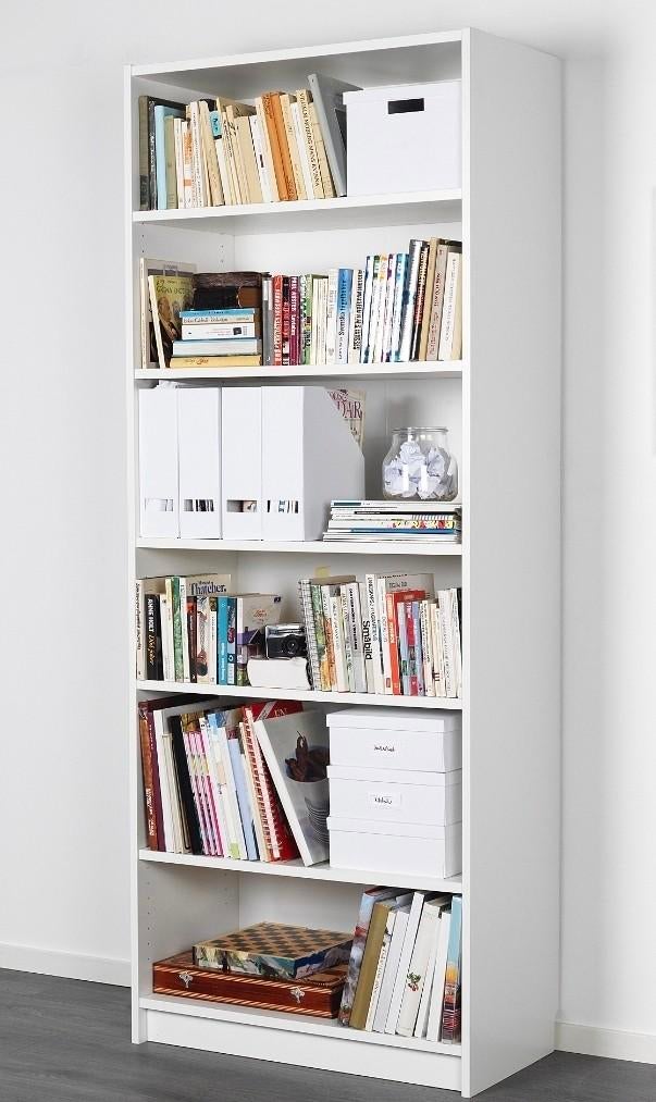 Witte IKEA Billy boekenkast 80x39x202, Huis en Inrichting, Ophalen, Gebruikt, 200 cm of meer, 50 tot 100 cm