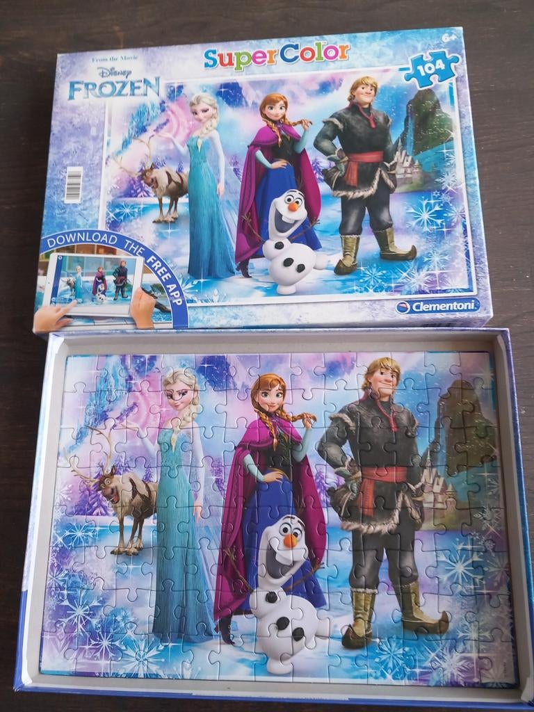 Puzzel frozen, Ophalen of Verzenden, 10 tot 50 stukjes, 4 tot 6 jaar