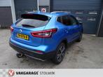 Nissan Qashqai 1.2 N-Connecta Automaat, Trekhaak BOVAG Garan, Stof, Gebruikt, 4 cilinders, Blauw