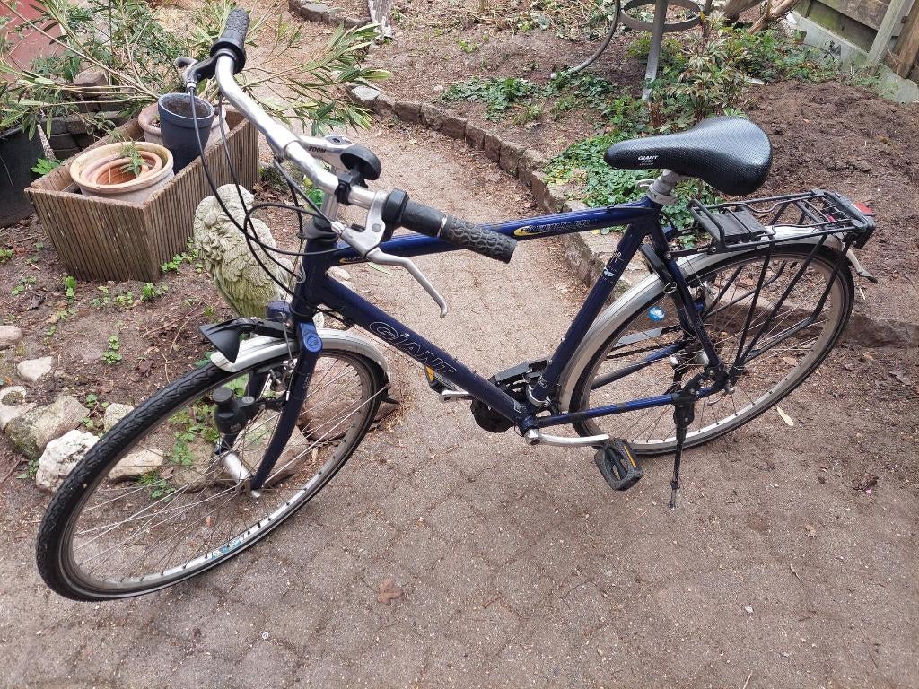 Giant Freeridder, Fietsen en Brommers, Fietsen | Dames | Damesfietsen, Ophalen, Velgrem, Versnellingen, Zo goed als nieuw