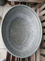 Prachtige zinken teil van Rhein van 65 liter. Waterdicht, Tuin en Terras, Bloembakken en Plantenbakken, Ophalen of Verzenden, Zo goed als nieuw