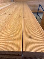 Vlonderplanken, lariks 27/45x118/142mm, Terrasdelen, Ophalen of Verzenden, Nieuw, Hout