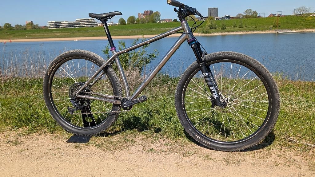 Nordest Sardinha 2 Titanium Bikepacking fiets Maat ML, Gebruikt, Hardtail, Heren, Schijfrem