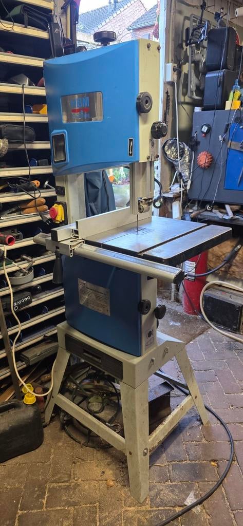 HBM 300 Profi Houtlintzaag - 750W - Inclusief Onderstel, Ophalen, Gebruikt, 70 mm of meer, 600 tot 1200 watt