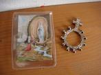 Lourdes souvenier in hoesje, Ophalen of Verzenden, Zo goed als nieuw, Overige typen, Christendom | Katholiek
