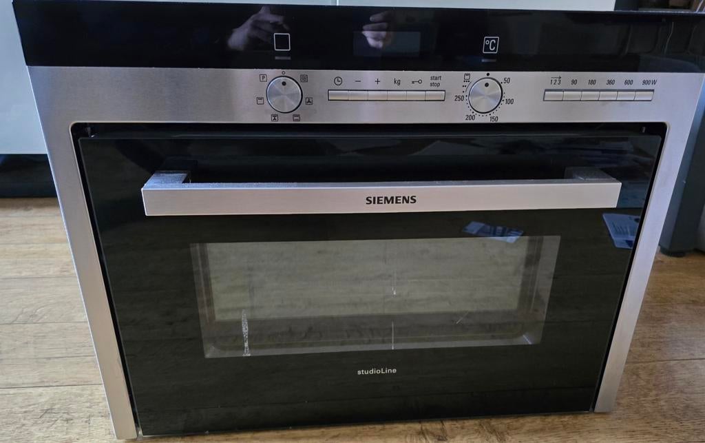 Siemens inbouw combi magnetron, Gebruikt, Inbouw, Magnetronfunctie, Ophalen