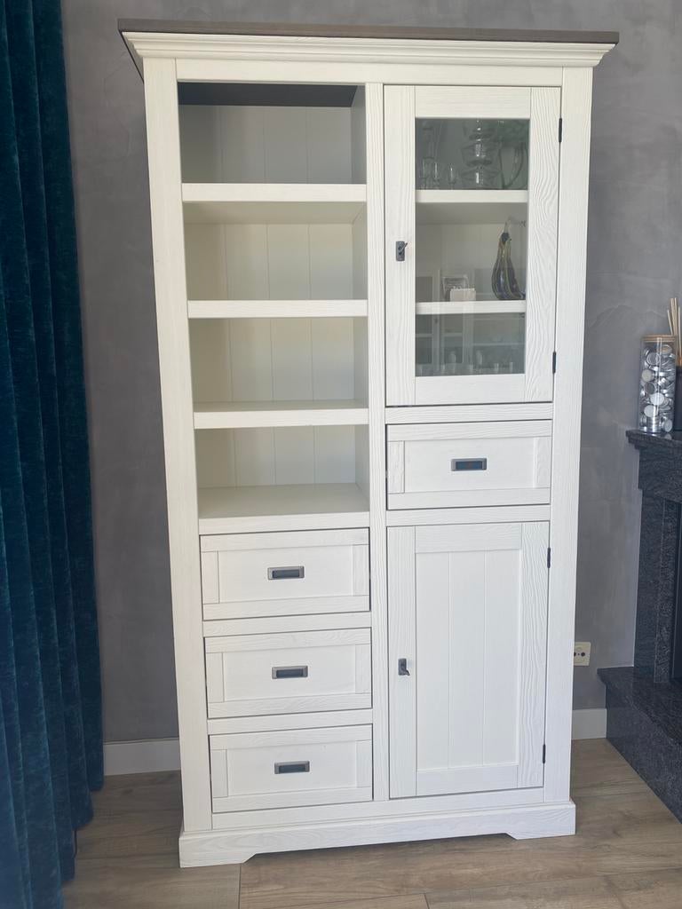 Combikast - woonserie Toulouse (Haco), Ophalen, 200 cm of meer, Grenenhout, 25 tot 50 cm