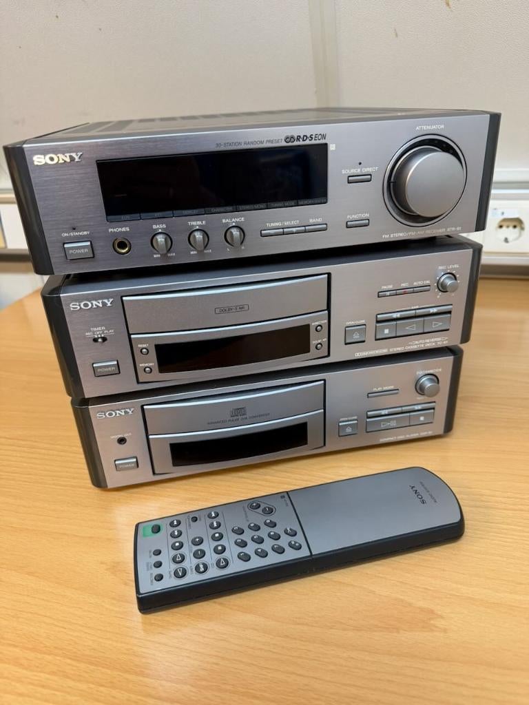 Sony mini hifi installatie, Ophalen, Gebruikt, -, Losse componenten