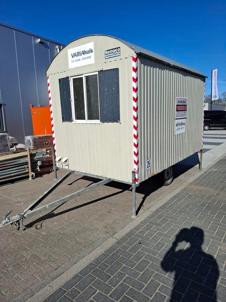 Bouwkeet / Pipowagen - Ideaal voor bouwplaats of recreatie, Doe-het-zelf en Verbouw, Bouwketen en Schaftketen, Ophalen of Verzenden