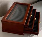 Presentatie vitrine met drie laden voor 50 pennen ~ NIEUW, Ophalen of Verzenden, Nieuw, Overige typen, Overige merken