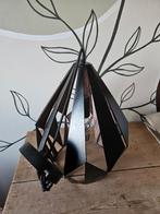 Eglo hanglamp zwart/bruin, Ophalen of Verzenden, Zo goed als nieuw, Metaal, Minder dan 50 cm