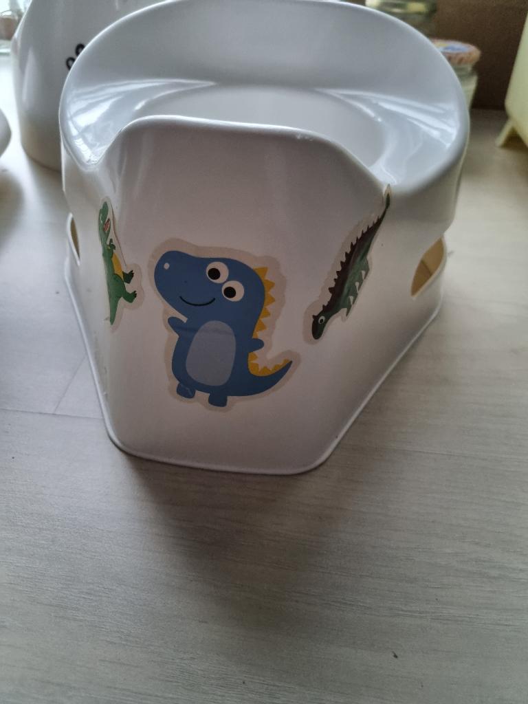 twee potjes en wc verkleiner, Ophalen of Verzenden, Zo goed als nieuw, Badje