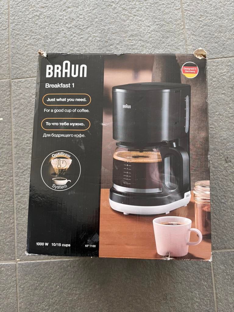 Braun koffiezetapparaat, Ophalen, Zo goed als nieuw