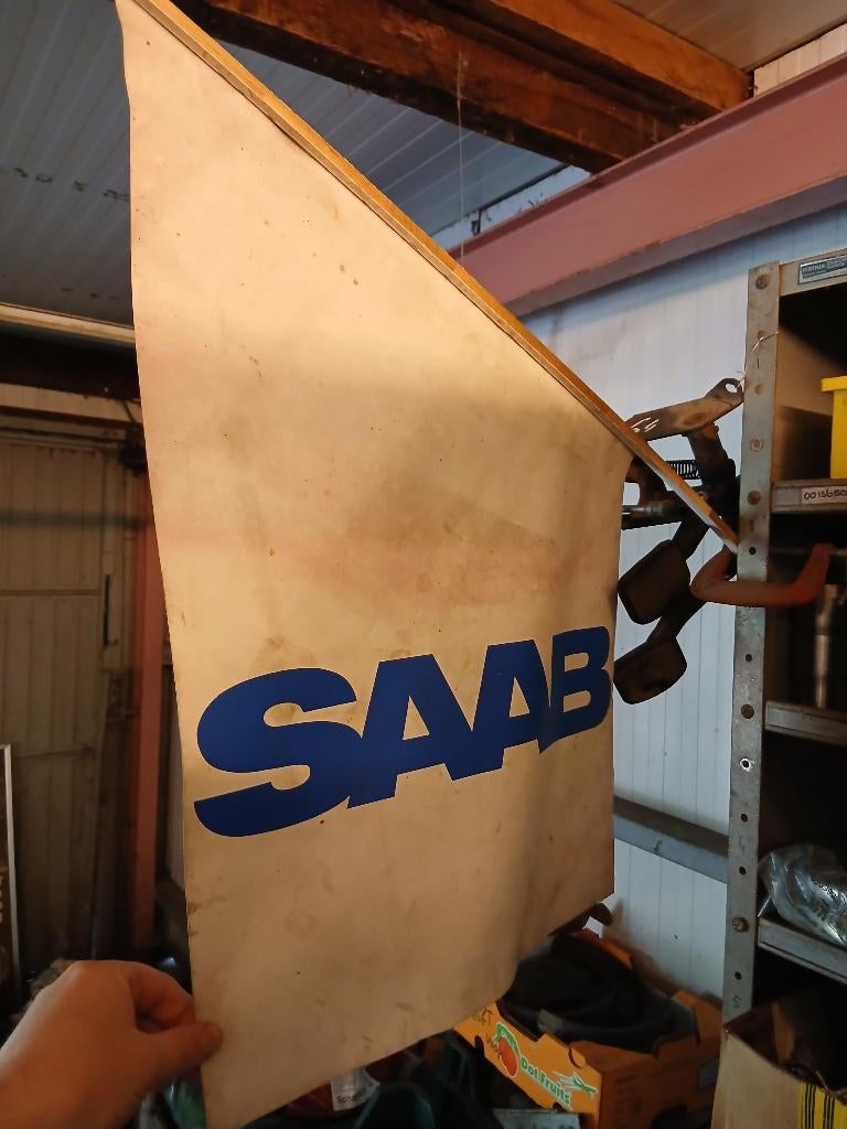 Saab vlag, Ophalen, Gebruikt