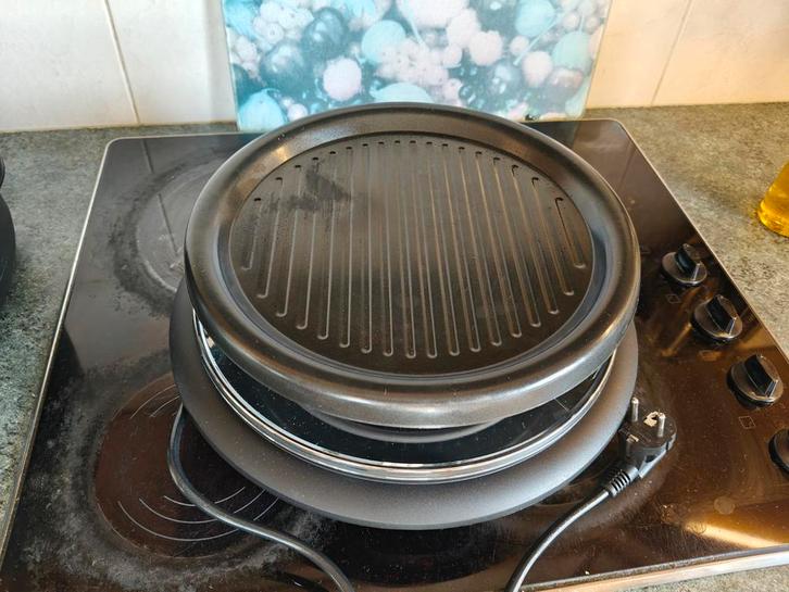 Gourmet set - Grill en raclette voor gezellige avonden, Witgoed en Apparatuur, Gourmetstellen, Zo goed als nieuw, 4 t/m 7 personen