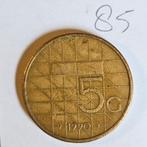 85	 ƒ5,00  5 Gulden Beatrix  1990 CIR, Postzegels en Munten, Munten | Nederland, Ophalen of Verzenden, Koningin Beatrix, 5 gulden