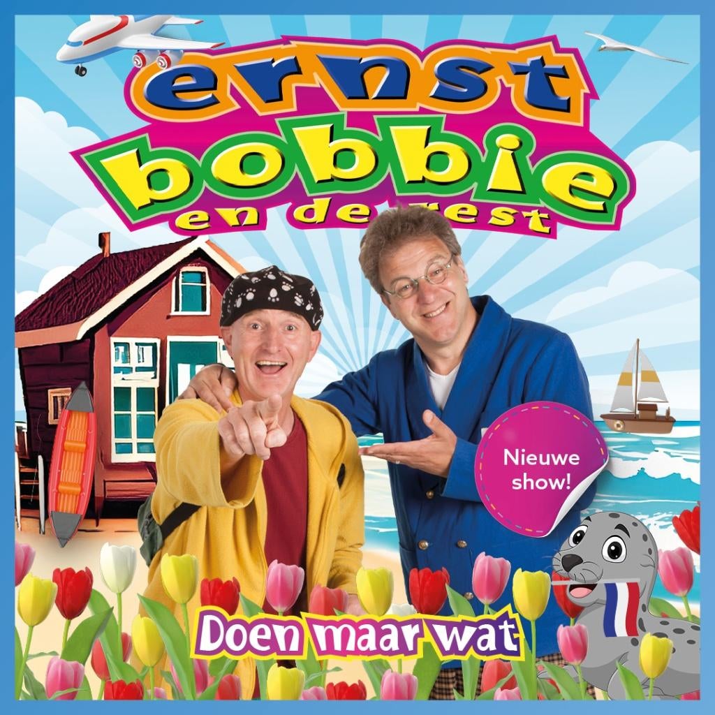 4 kaarten ernst bobbie en de rest Kunstlinie Zondag 19 april, Drie personen of meer, Ticket of Toegangskaart