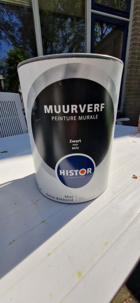 Muurverf, Ophalen of Verzenden, Nieuw, Zwart