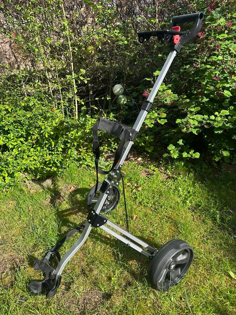 Opvouwbare golftrolley - Lichtgewicht en compact, Sport en Fitness, Golf, Ophalen, Gebruikt, Golfkar, Overige merken