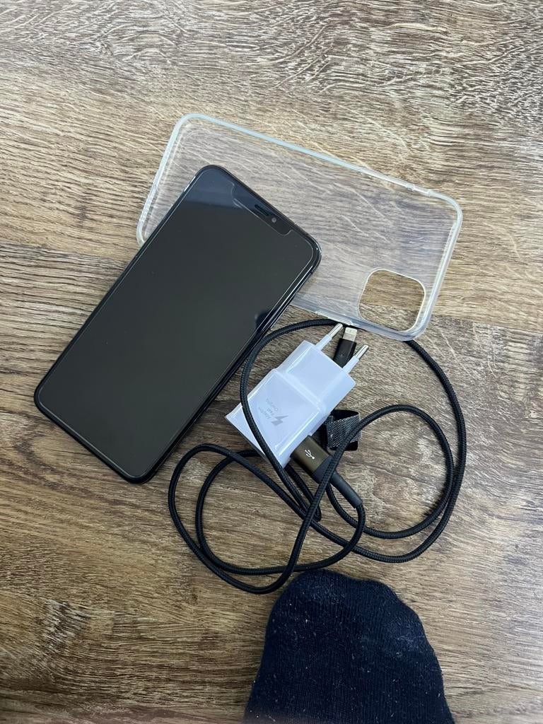 iPhone XSMAX 256 gb batterij 100 %, Telecommunicatie, Mobiele telefoons | Apple iPhone, 256 GB, Gebruikt, Zwart, Ophalen of Verzenden