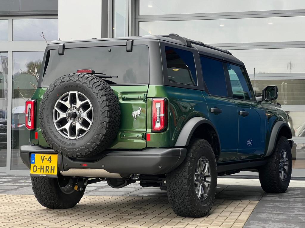 Ford Bronco 2.7 V6 335 PK BADLANDS | Grijs kenteken | Full O, Automaat, 12 maanden, Gebruikt, Zwart