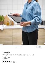 Draagbare inductiekookplaat, Witgoed en Apparatuur, Kookplaten, Ophalen, 3 kookzones of minder, Zo goed als nieuw, Inductie