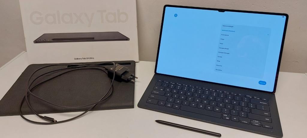 Samsung Galaxy Tab S9 Ultra/256 Gb/Wifi+Logitech M240 Muis, 13 inch of meer, Ophalen of Verzenden, Zo goed als nieuw, Samsung