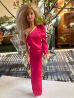 Barbie Mattel in roze avondjurk, Ophalen of Verzenden, Gebruikt