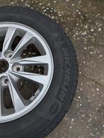 4x Zomerbanden 195/65 R15 op lichtmetalen velgen + TPMS, Ophalen, Gebruikt, 15 inch, Banden en Velgen