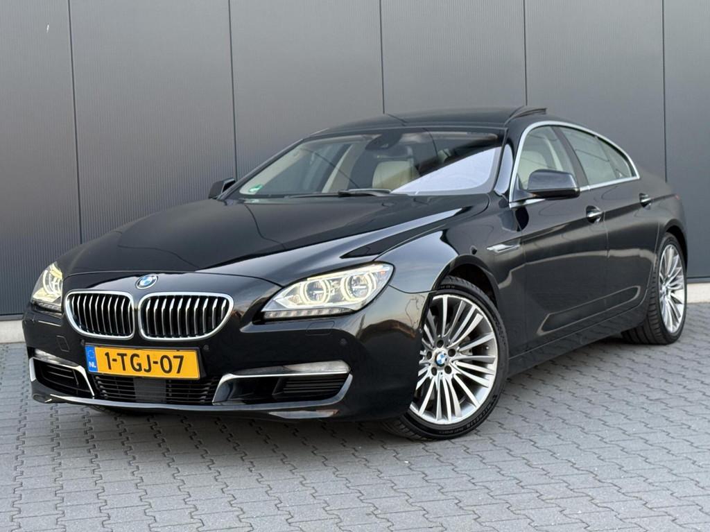 BMW 6-serie Gran Coupé 640I High Executive Pano - Leder Das, Auto's, BMW, Euro 5, Achterwielaandrijving, 320 pk, Zwart