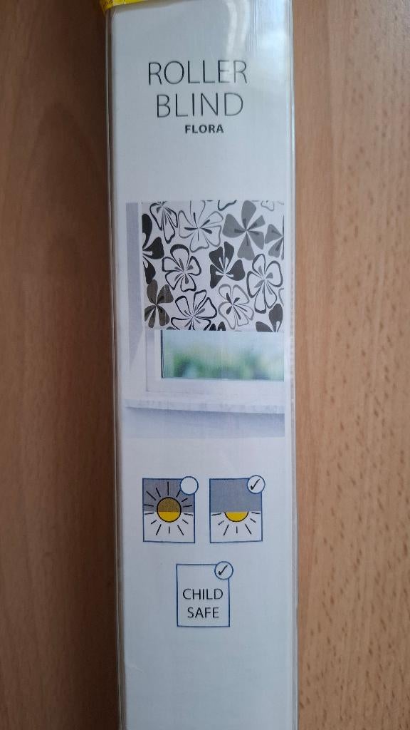 Rolgordijn (bloemenprint, verduisterend, 60x170 cm), Huis en Inrichting, Stoffering | Gordijnen en Lamellen, Nieuw, 150 tot 200 cm