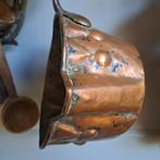 Aparte brocante oud koperen steelpannetje steelpan *Etage3*, Gebruikt, ., Ophalen of Verzenden, .